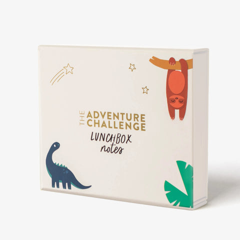 The Adventure Challenge lunchbox notes