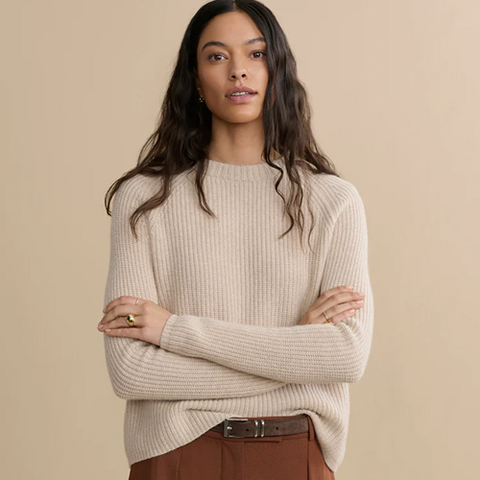 Jenni Kayne Cashmere Fisherman Sweater
